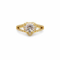 2.5 CT Moissanite Heart Ring