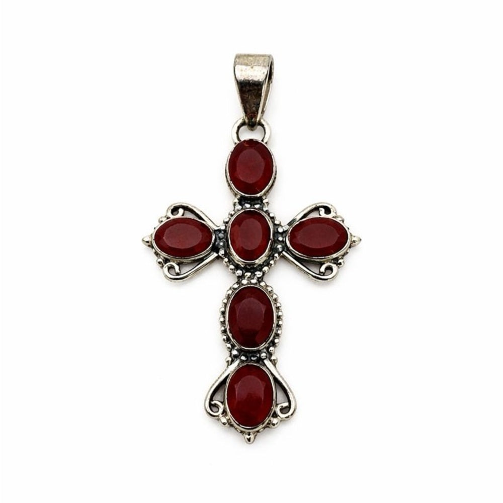 Carnelian Cross Pendant