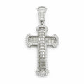 3.97 CT Moissanite Cross Pendant