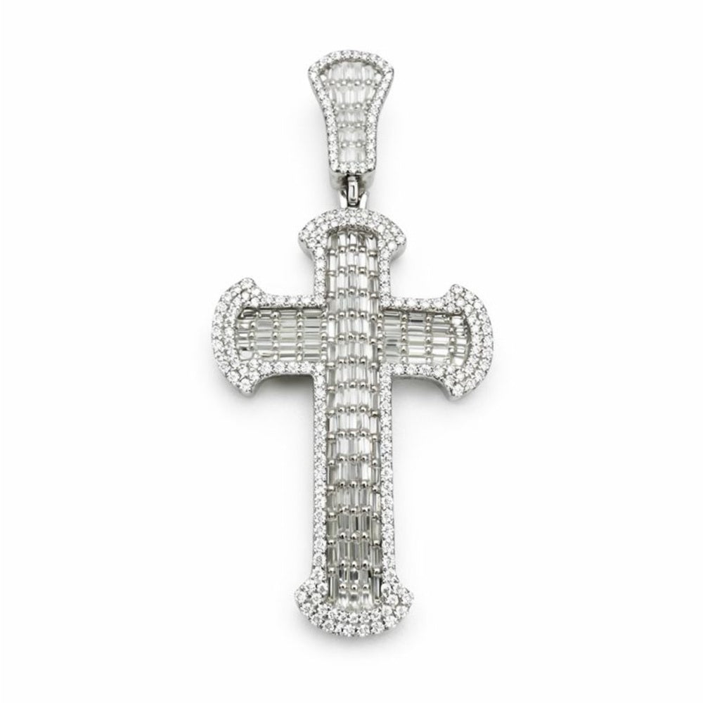3.97 CT Moissanite Cross Pendant