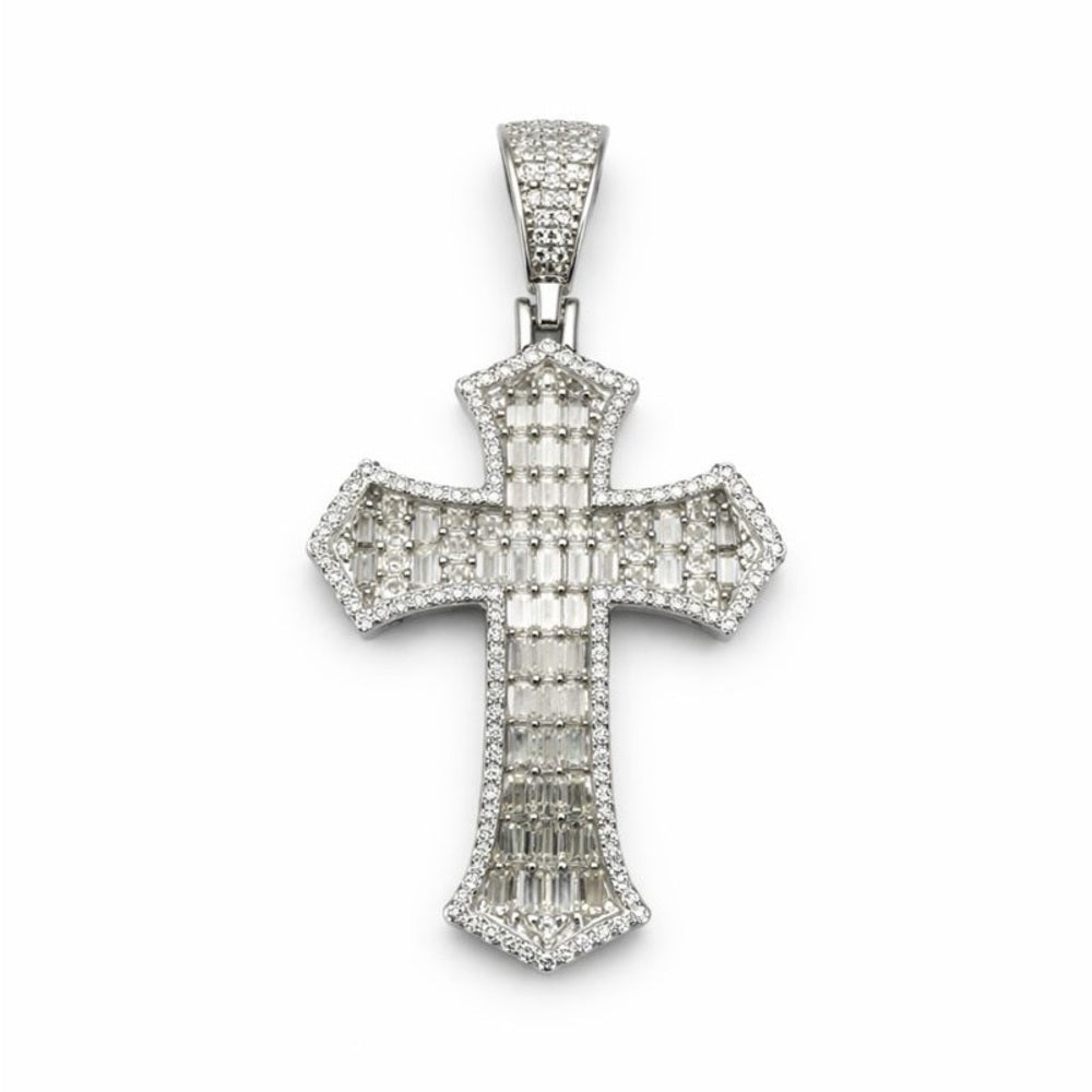 3.05 CT Moissanite Cross Pendant