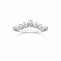 1.5 CT Moissanite V Ring