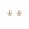 White Pearl Stud Earrings