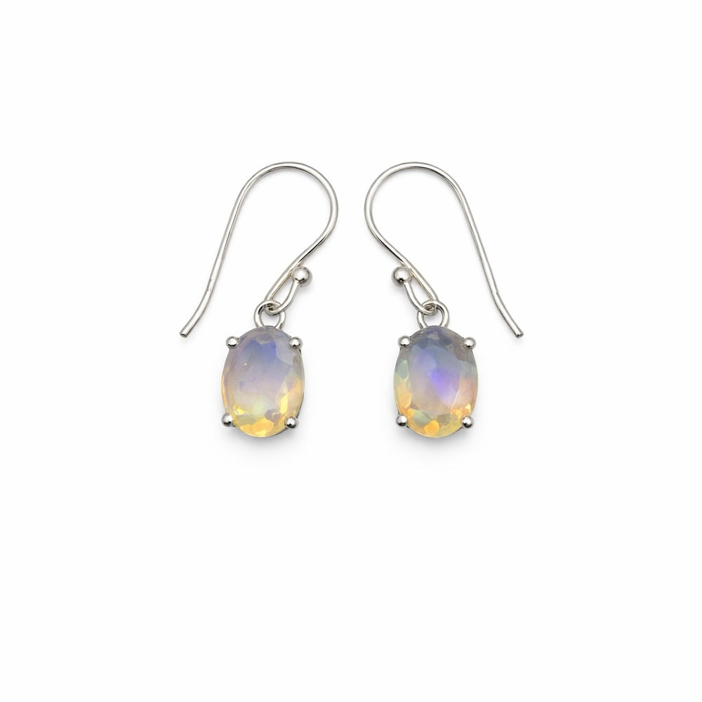Ethiopian Opal Dangle Earrings