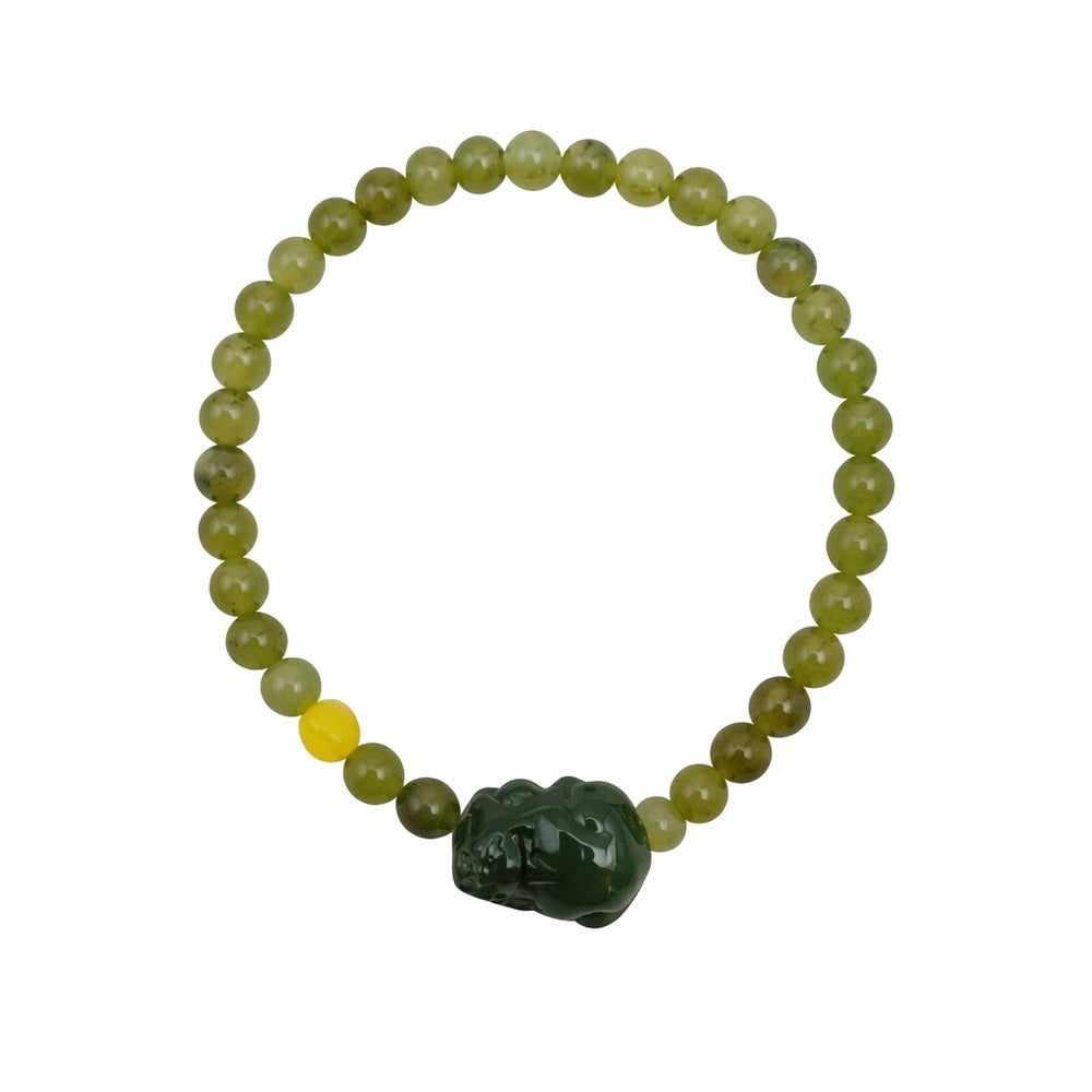 Jade Gemstone Stretchy Bracelet