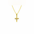 0.12 CT Moissanite Cross Necklace