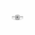 1.32 CT Moissanite Sterling Silver Ring