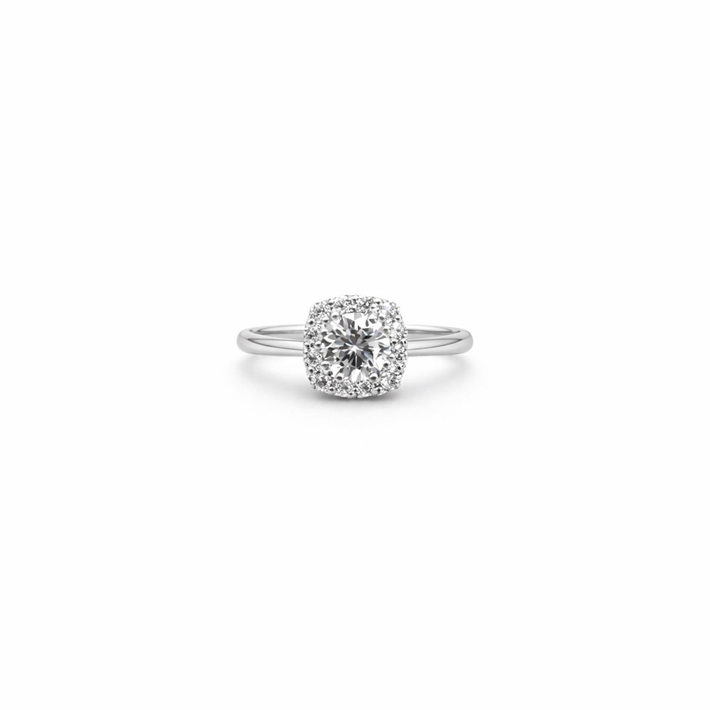 1.32 CT Moissanite Sterling Silver Ring