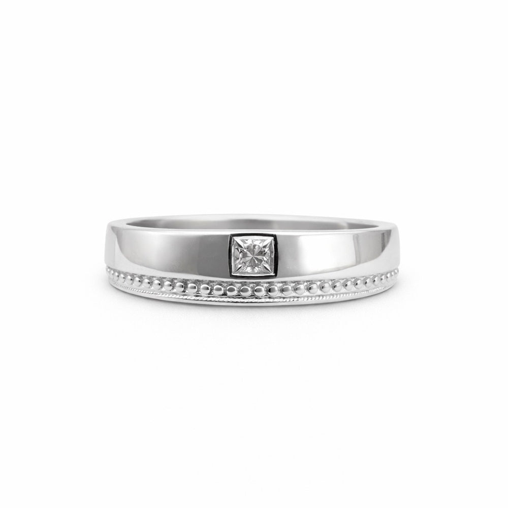 0.1 Moissanite Ring