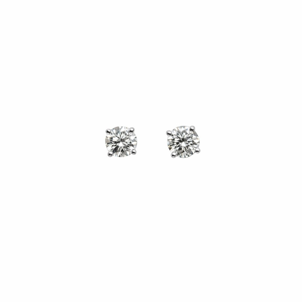 2.8 CT Total Moissanite Solitare Earrings