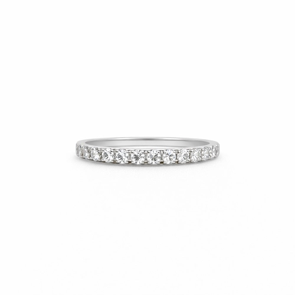 0.7 CT Moissanite Full Eternity Ring