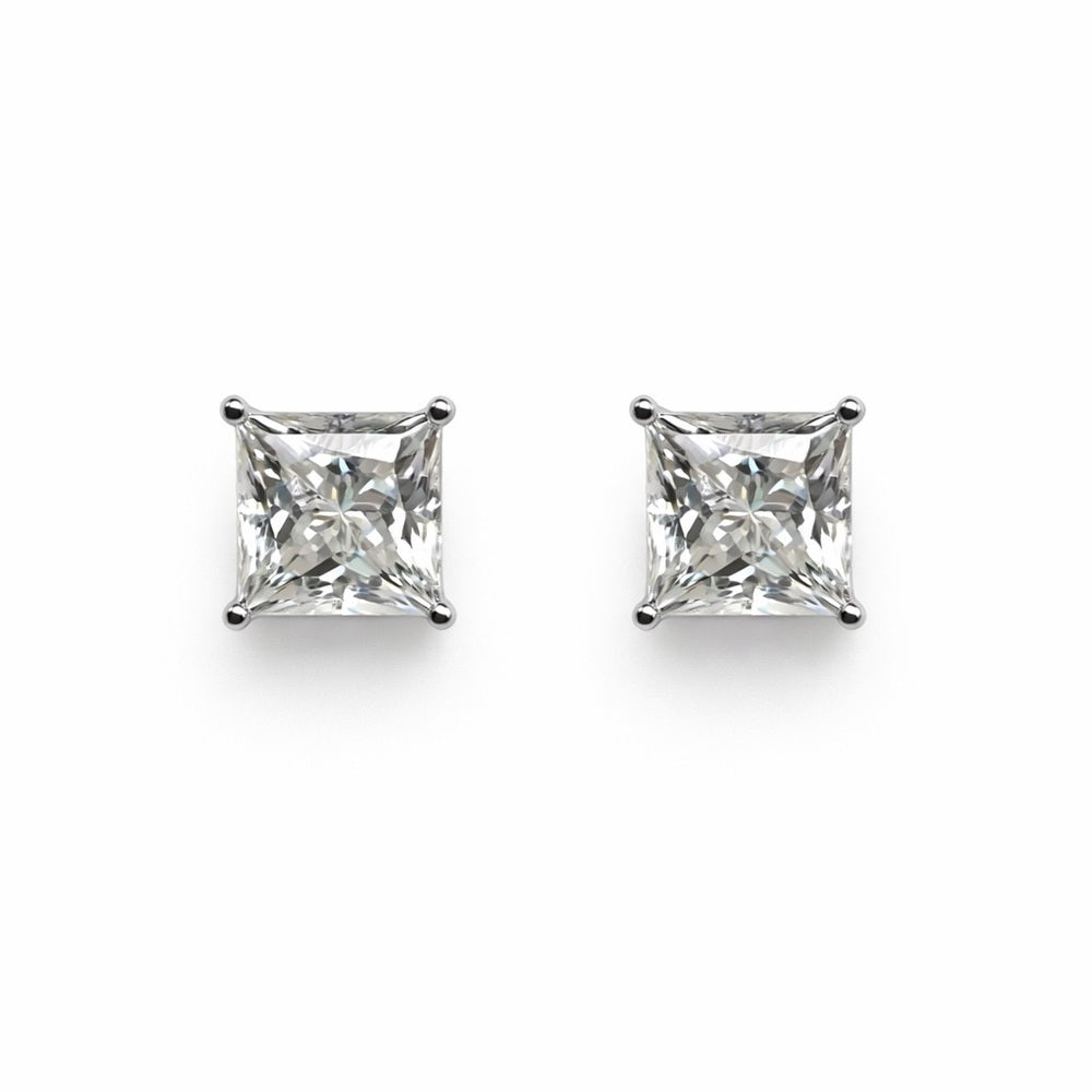 14 CT Total Moissanite Earrings