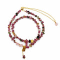 Rainbow Tourmaline Adjustable Bracelet