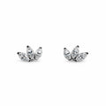 3 CT Total Moissanite Stud Earrings