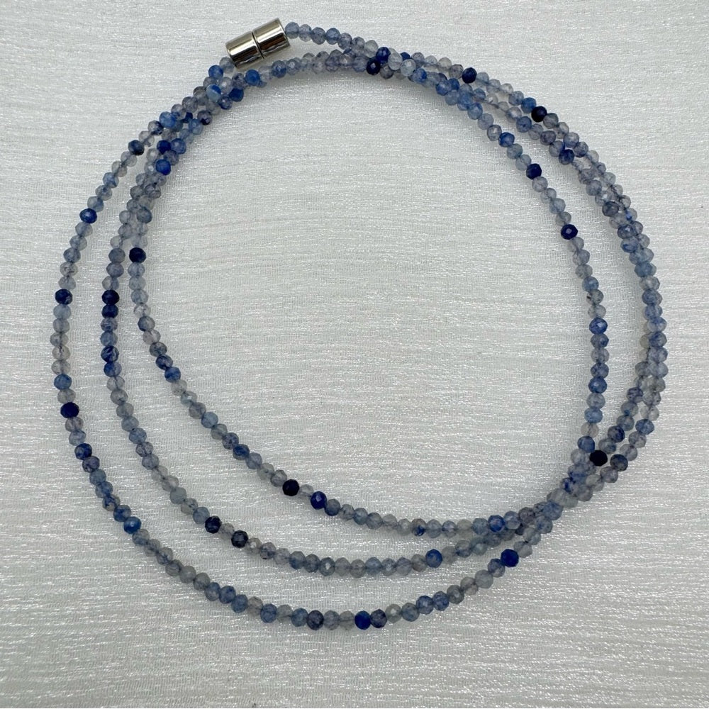 Sodalite Gemstone Magnetic Necklace