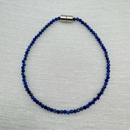 Lapis Gemstone Magnetic Bracelet 7.5”