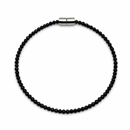 Dark Blue Sandstone Gemstone Magnetic Bracelet 7.5”