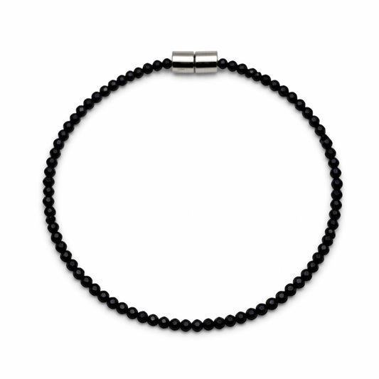 Dark Blue Sandstone Gemstone Magnetic Bracelet 7.5”