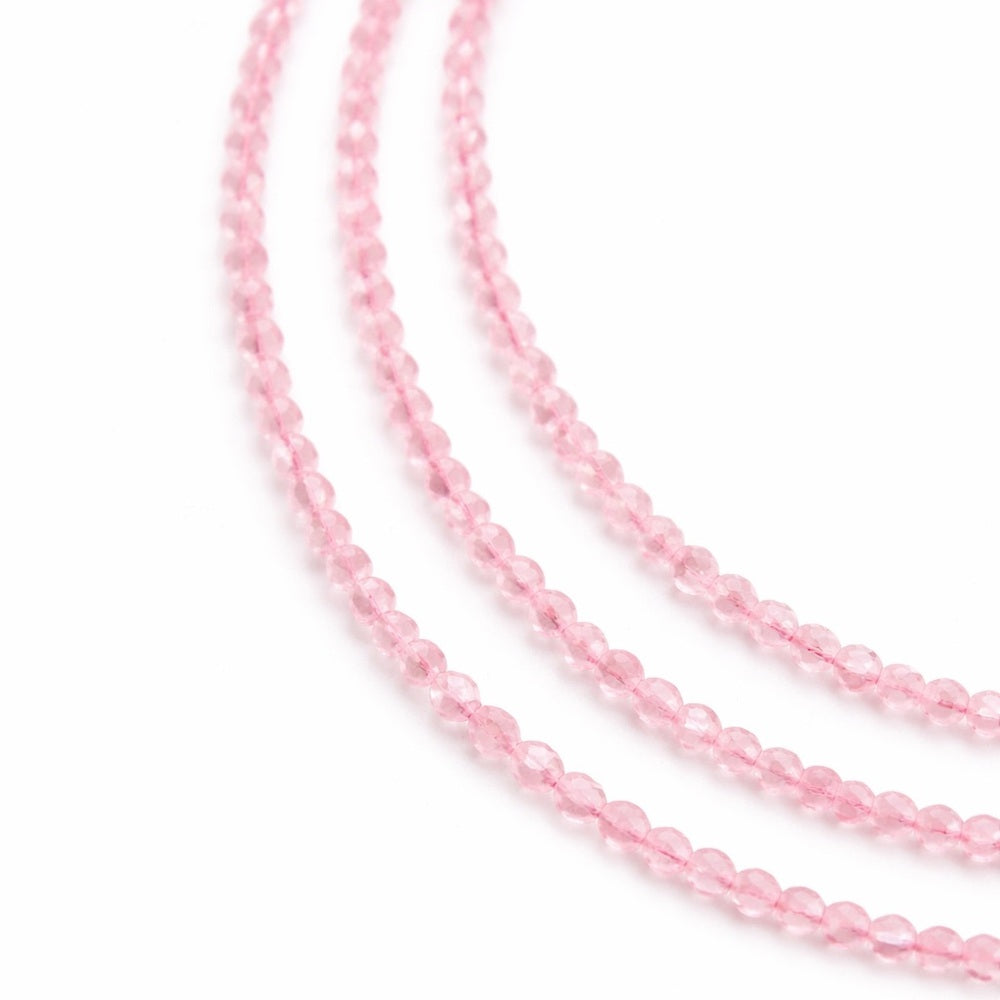Rose Quartz Gemstone Magnetic Necklace
