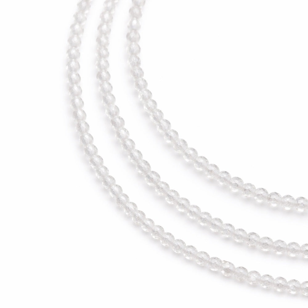 Clear Quartz Gemstone Magnetic Necklace