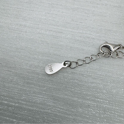 S925 Round Jade Chain Bracelet