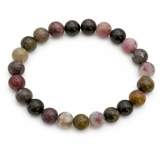 Rainbow Tourmaline Stretchy Bracelet