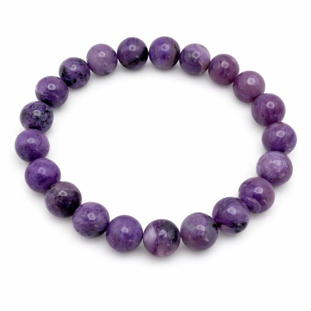 Purple Charoite Stretchy Bracelet