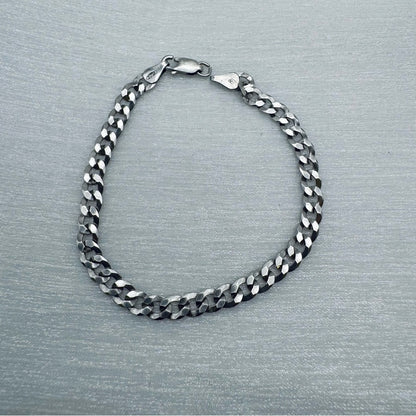 S925 Cuban Link Bracelet 7.75”