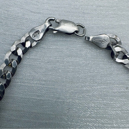S925 Cuban Link Bracelet 7.75”