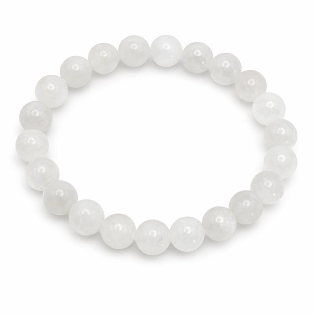 Clear Quartz Stretchy Gemstone Bracelet