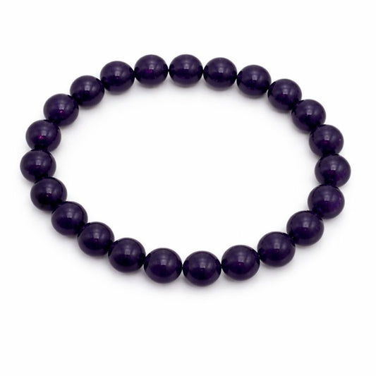 Amethyst Stretchy Gemstone Bracelet