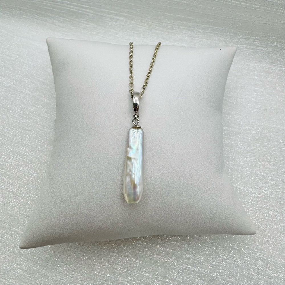 Clasp-On Chopstick Pearl Pendant