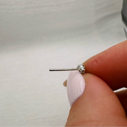 S925 Pavé Crystal & Freshwater Pearl Dangle Earrings