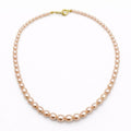 Natural Freshwater Pearl Gradiant Necklace Handmade