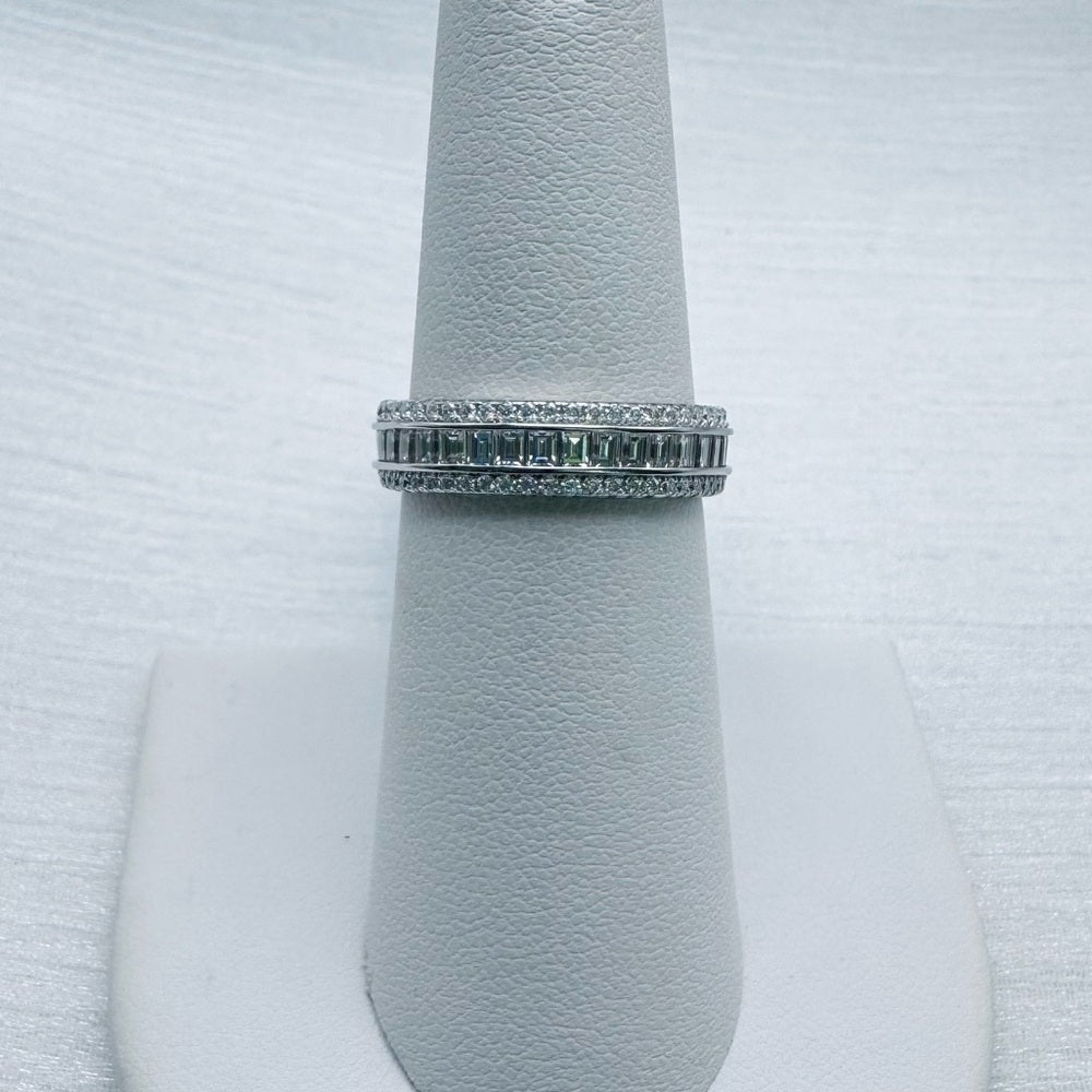 1.85 CT Moissanite Diamond Full Eternity Band