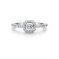 .62 CT Moissanite Princess Cut Ring