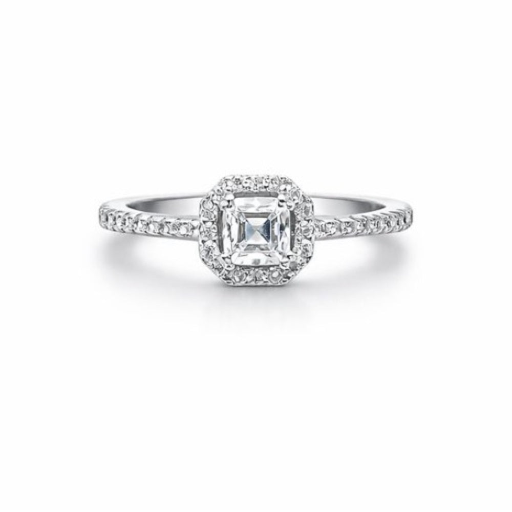 .62 CT Moissanite Princess Cut Ring