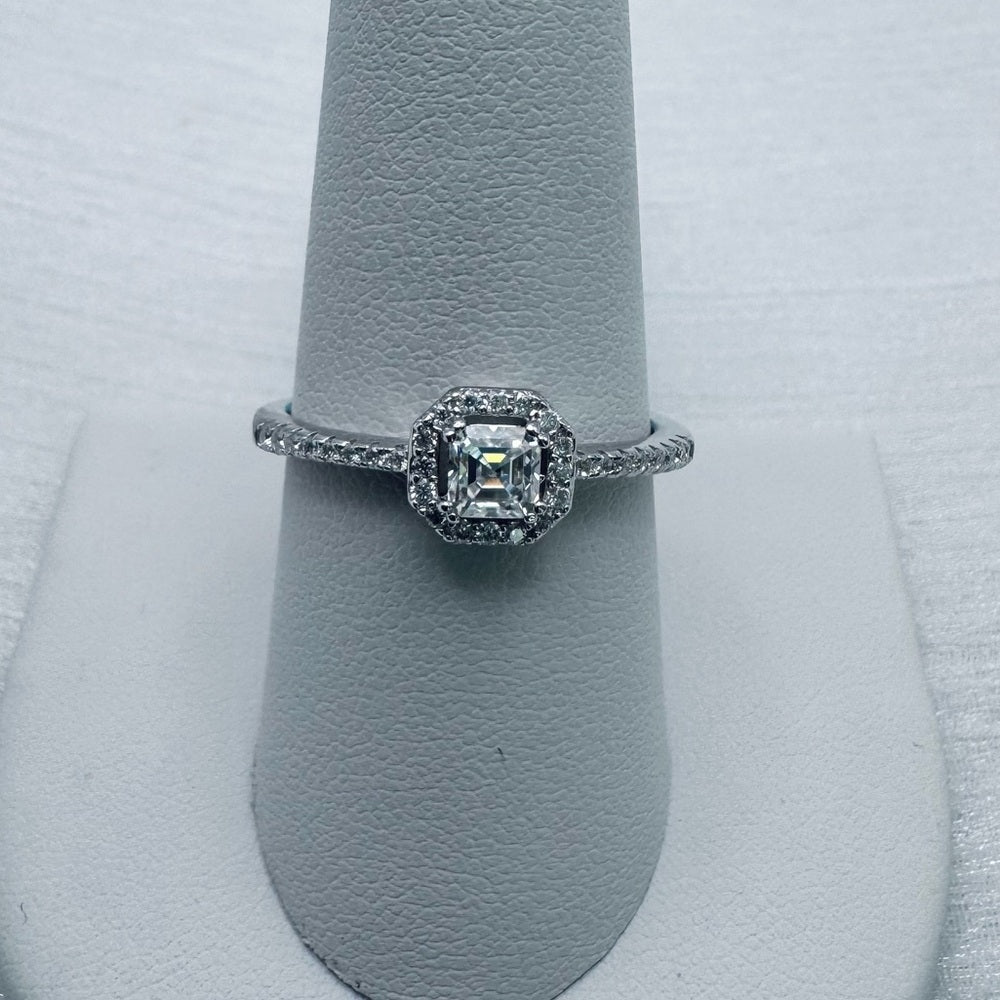 .62 CT Moissanite Princess Cut Ring