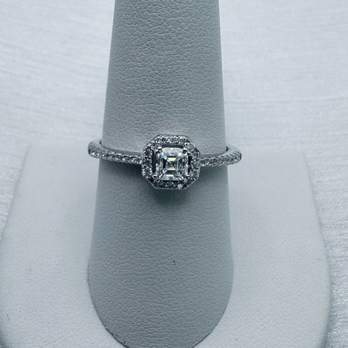 .62 CT Moissanite Princess Cut Ring