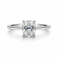 3.00 CT Moissanite Radiant Cut Ring