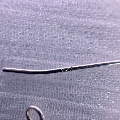 #1205 S925 Green Moonstone Round Dangle Earrings