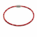 Rhodochrosite Gemstone Bracelet 7.5”