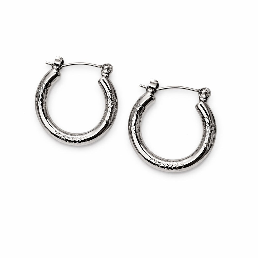 Talia Hoop (silver)