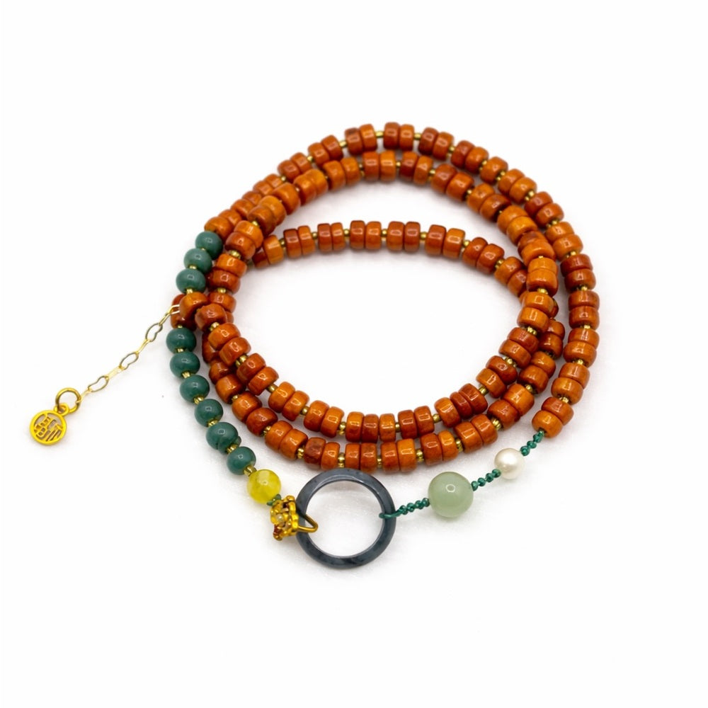 Jade Wrap Bracelet / Necklace