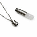 Clear Quartz Secret Container Necklace