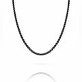 2mm Black Rolled Box Link Chain