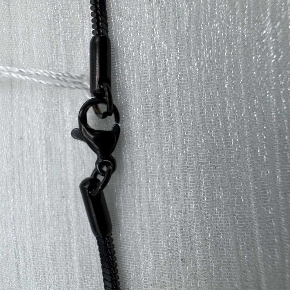 1.8mm Black Snake Link Chain