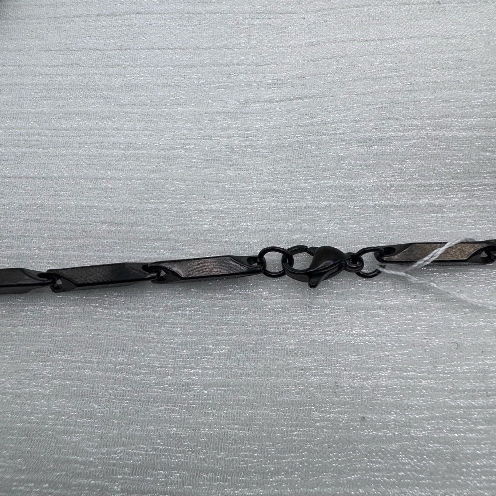 3mm Black Geometric Chain