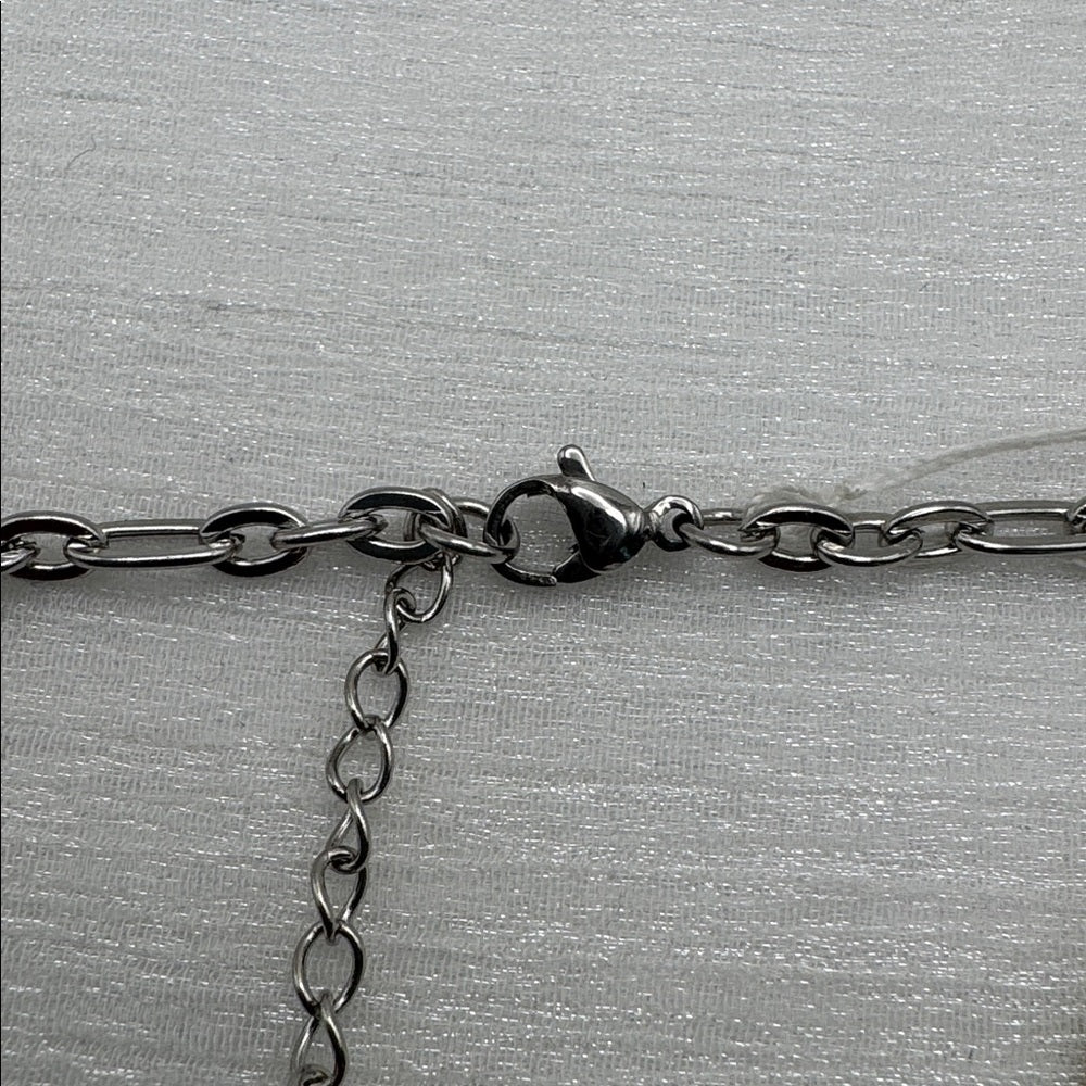 4mm Silver Mixed Paperclip Chain