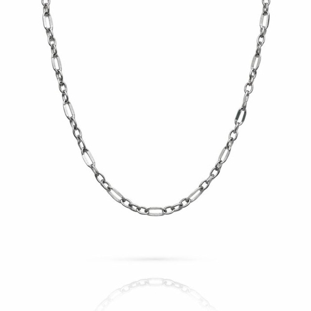 2mm Silver Crimp Figaro Chain